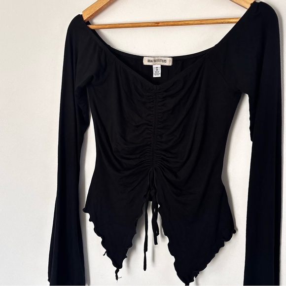Urban Outfitters Cinched Ruched Cropped Top Medium A48 - Picture 9 of 16